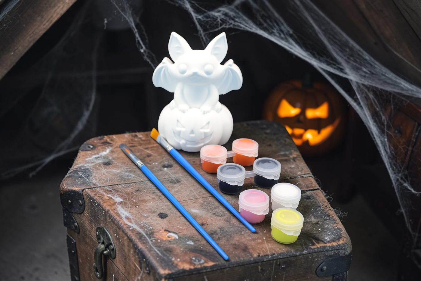 Pumpkin and Bat