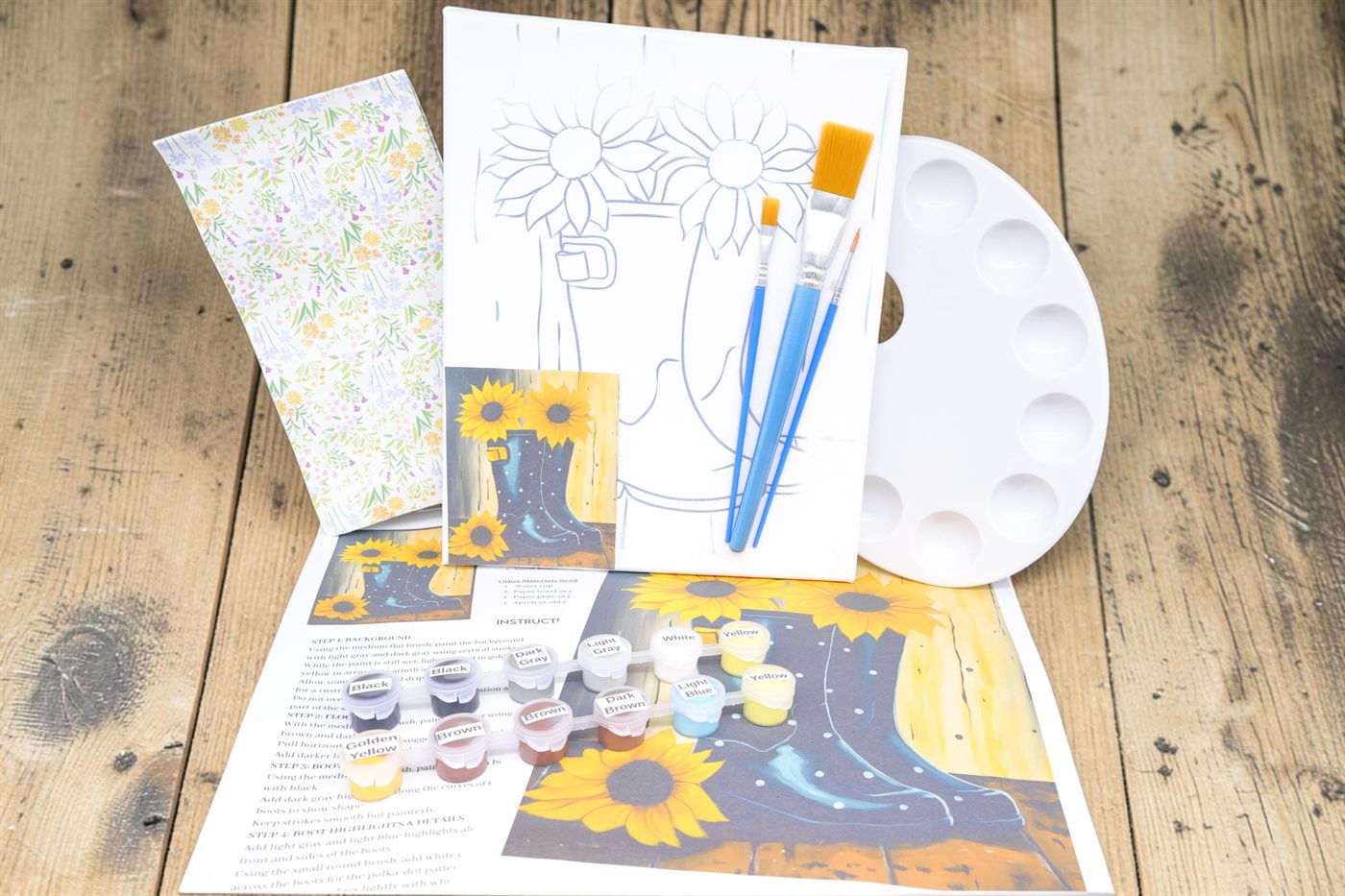 Rainboots Painting Kit